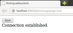 Websocket - Connection established